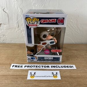 Gizmo Flocked Funko Pop #1146 Target Exclusive Gremlins Vaulted NEAR MINT
